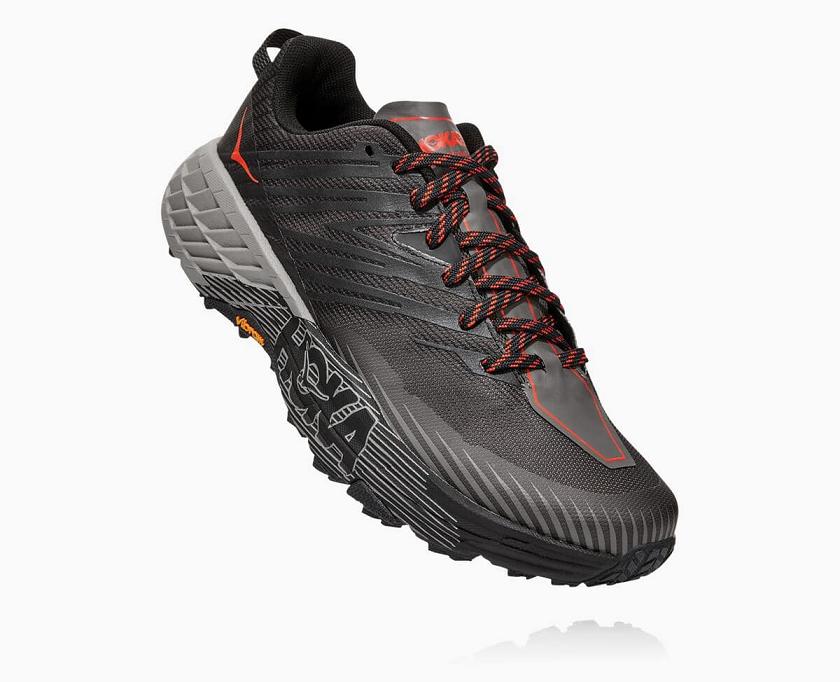 Hoka One One M Speedgoat 4 Wide Trail Running Shoes NZ P965-813